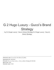 gucci marketing strategy pdf.